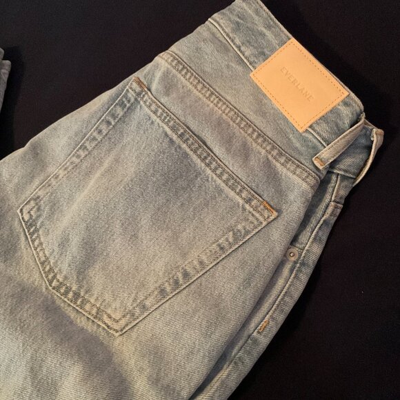 Everlane The Curvy 90’s Cheeky Straight Jean Organic Cotton Light Blue size 28 - Picture 9 of 10